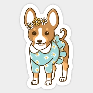 Tricolor Chihuahua Sticker